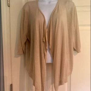 Cupio Gold Cardigan Size XL